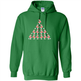 Flamingo Christmas Tree Flamingo - Hoodie