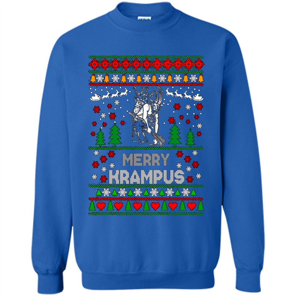 Merry Krampus Christmas sweatshirt PINGPONG