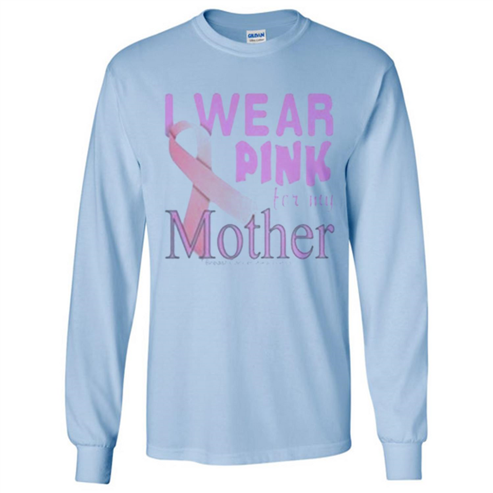 Breast cancer awareness mother - Long Sleeve T-Shirt