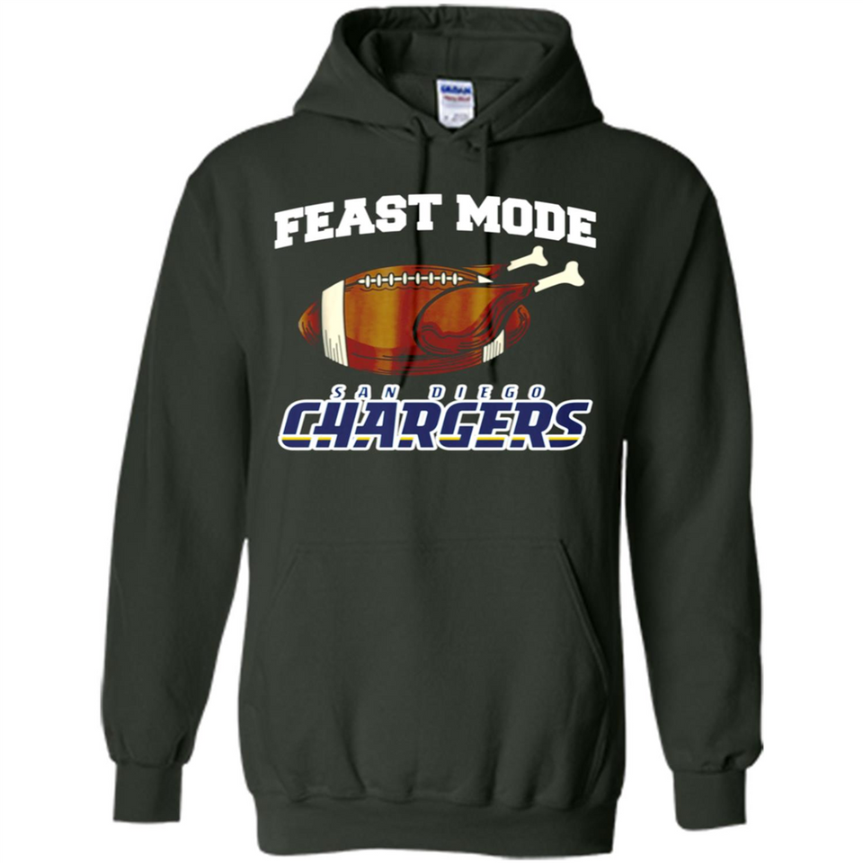 Feast Mode Chargers Shirt - San Diego Turkey Thanksgiving