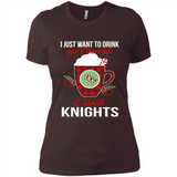 I Just Want To Drink Hot Chocolate & Watch UCF Knights Ugly Christmas Sweater PINGPONG