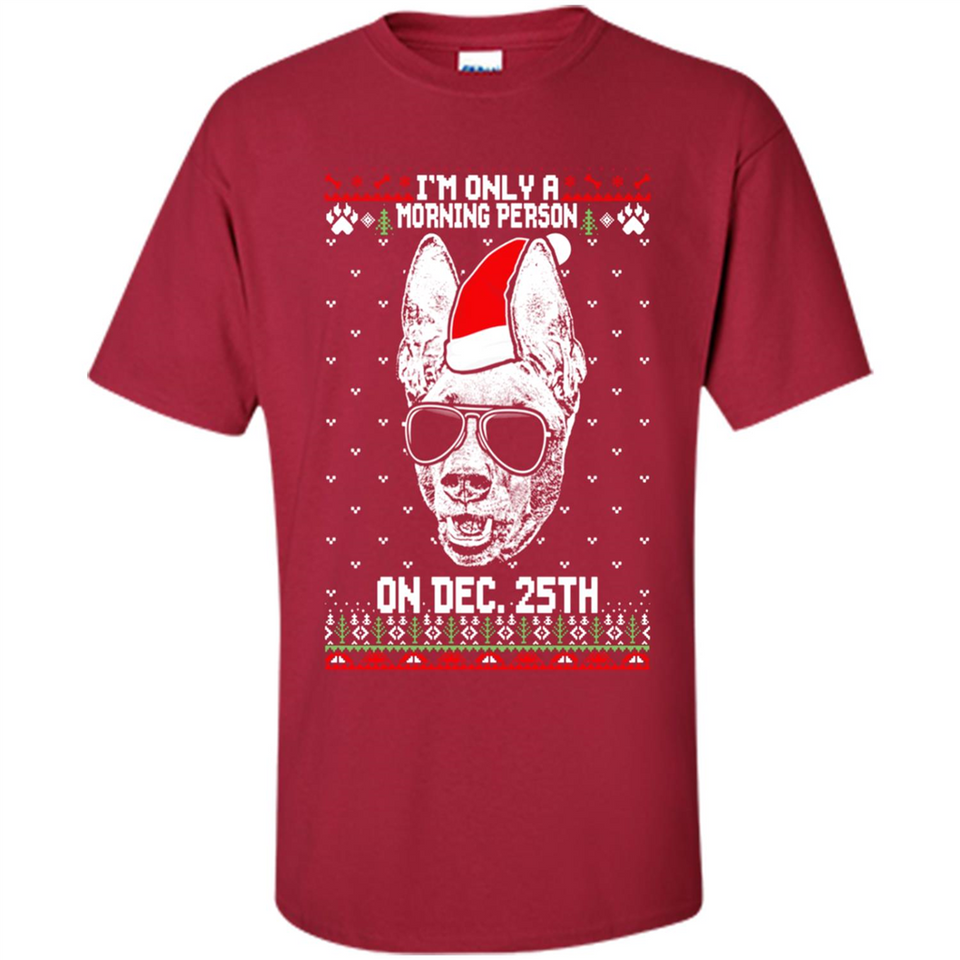Morning Person Pharaoh Hound Funny Xmas - Shirt