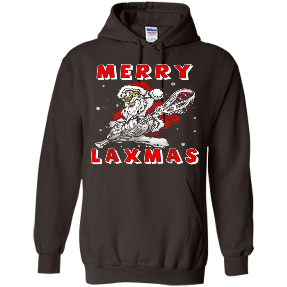 Lacrosse Merry Laxmas Santa - Hoodie