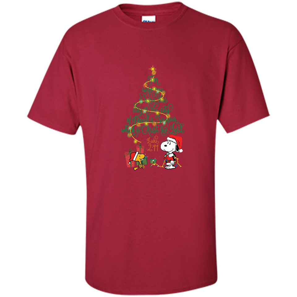 Snoopy-Woodstock-Christmas-tree-for-unto-you-is-born-this-day