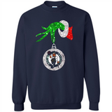 Amazing shirt Boston Celtics Glitter Grinch Monogram Ornament Christmas Gift - Sweatshirt