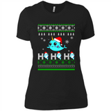 Narwhal christmas sweatshirt hoodie long PINGPONG - Ladies' Boyfriend T-Shirt