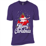 Merry Christmas Pig s - Premium Short Sleeve T-Shirt