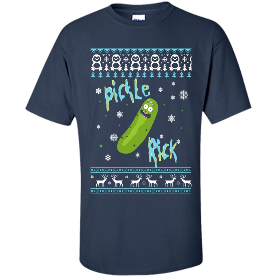 Rick and Morty Pickle Rick Ugly Christmas Sweater - Shirt