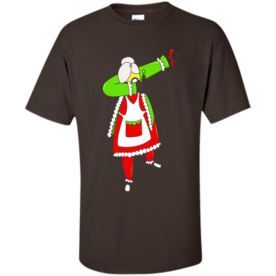 Funny Dabbing Mrs. Santa Claus Christmas Dab - Shirt