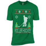roller hockey Christmas ugly