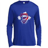 Carolina Hurricanes And Superman Fans - Canvas Long Sleeve T-Shirt