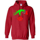 Christmas The Grinch Hand Holding Hippie Ornament - Hoodie