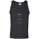 Doberman Santa Lights Christmas Dog Xmas Sweatshirt - Tank Top