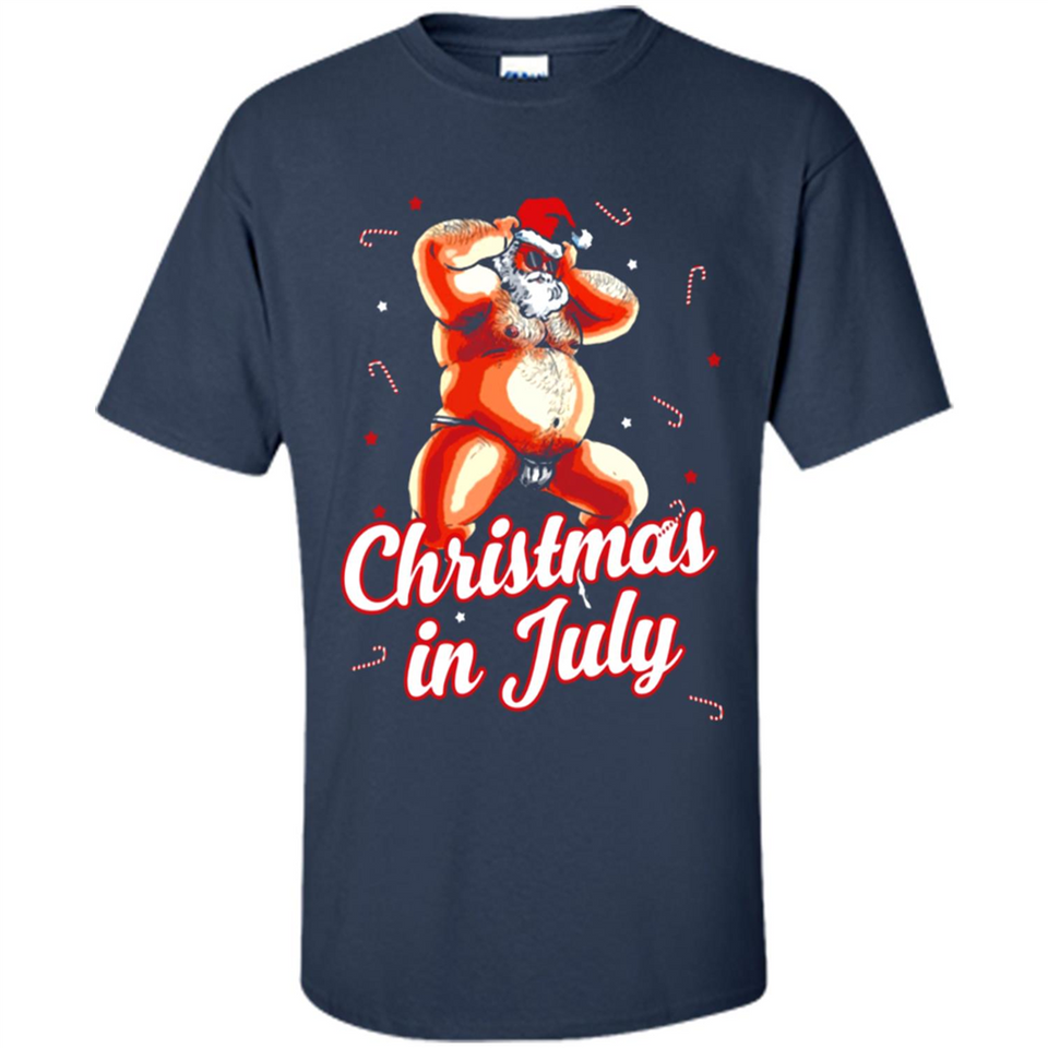 Christmas In July - Funny Dancing Santa - Shirt