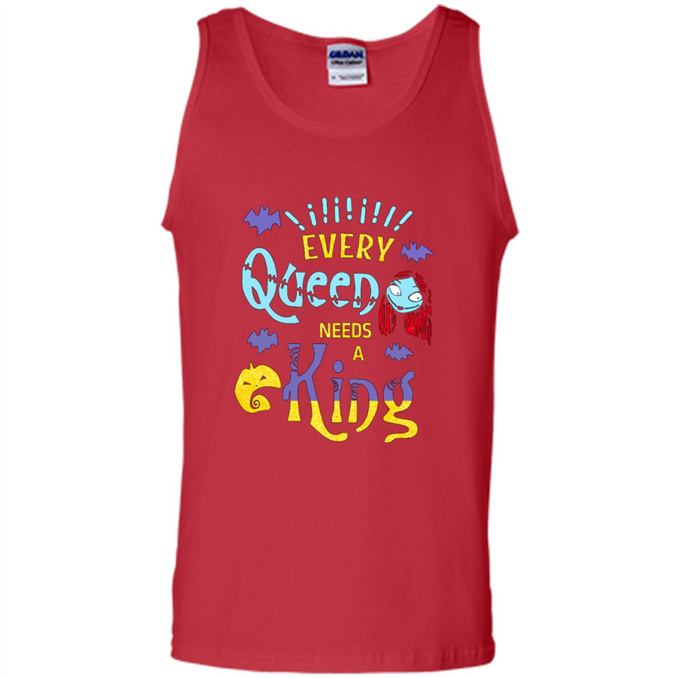 Nightmare Before Christmas Shirt - Sally Glitter Shirt - Every Queen needs a King PINGPONG