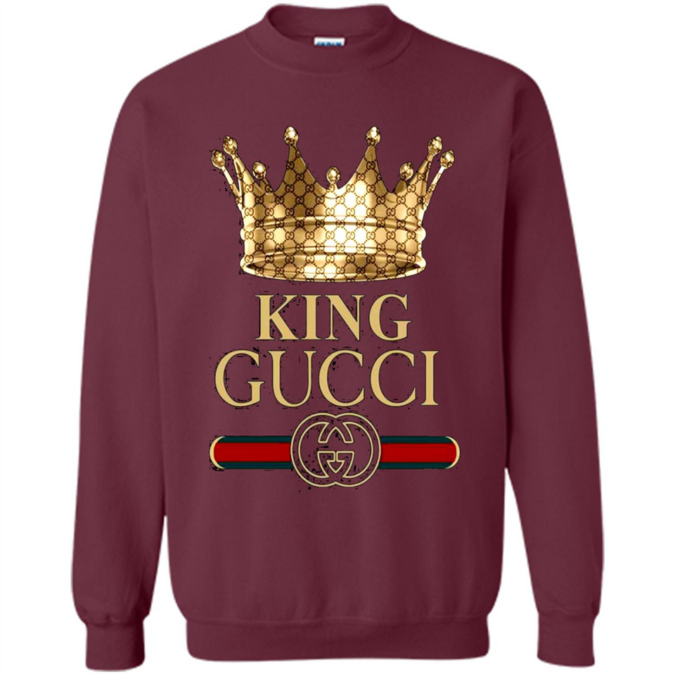 Cover your body with amazing King Crown Gucci Logo Black PING PONG