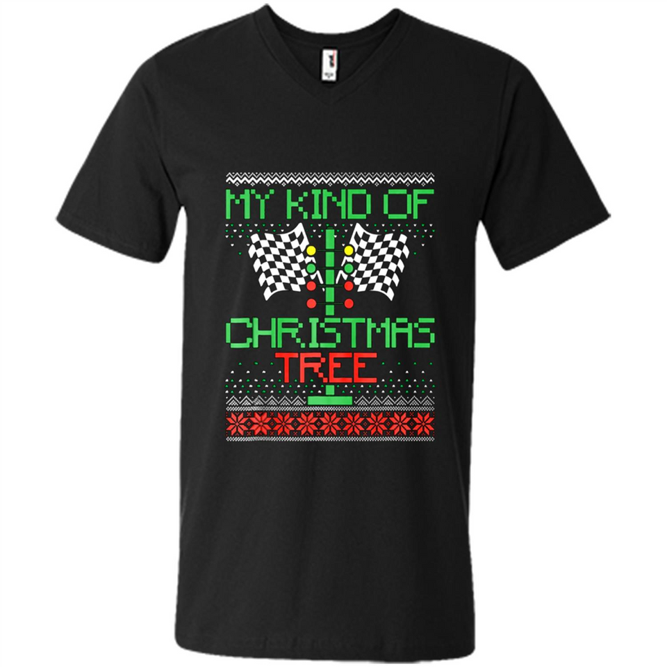 Funny Drag Racing Ugly Christmas Holiday Tree PING PONG