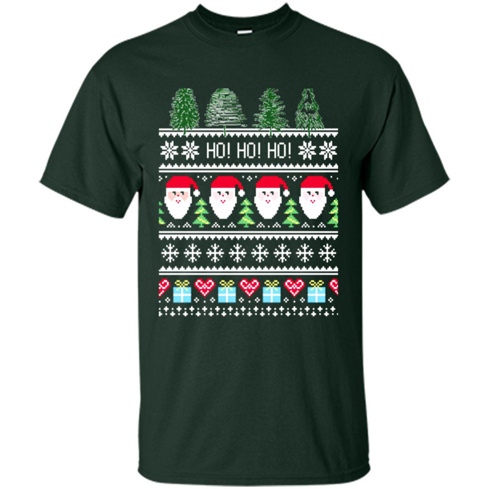 Ugly Merry Christmas Tree Santa Snowflakes