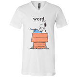 Snoopy Word - Canvas Unisex V-Neck