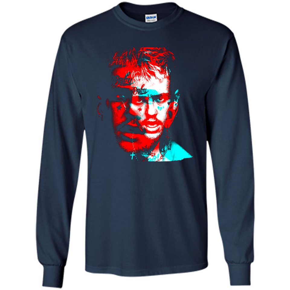 Lil Peep Rapper Fan Wear Shirt Ladies' Boyfriend Shirt - Long Sleeve T-Shirt