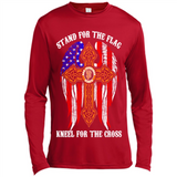 Francisco Giants - stand for the flag kneel for the cross