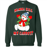 Snowman Wanna Kiss My Carrot Christmas - Sweatshirt