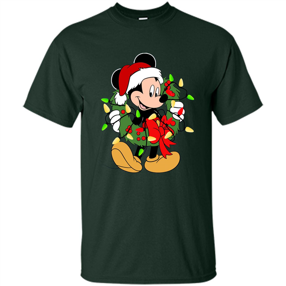 Disney Mickey Mouse Christmas Lights Sweatshirt - Shirt