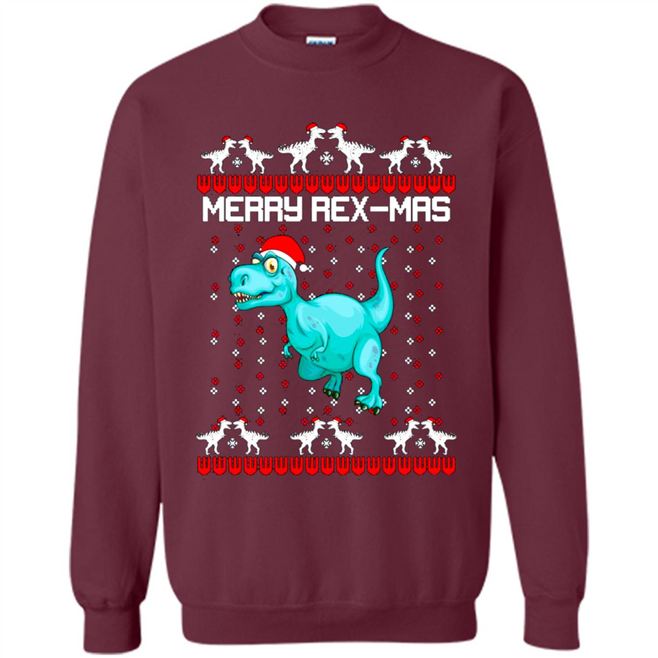 Merry Rexmas Christmas Sweatshirt PINGPONG