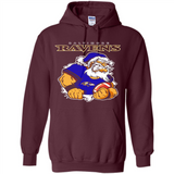 Grumpy Santa Claus Baltimore Ravens Football Team PINGPONG