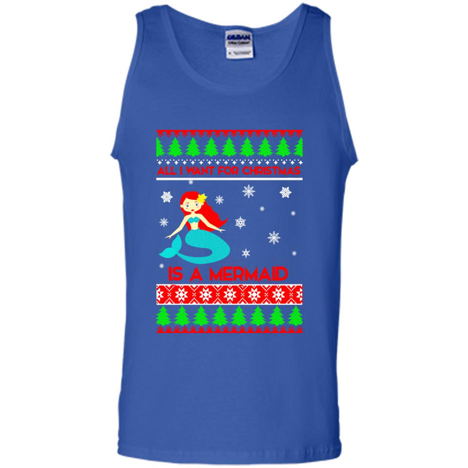 All I Want For Christmas Is A Mermaid ugly PINGPONG