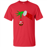 GRINCH HAND HOLDING CHRISTMAS ORNAMENT - DON'T BE A GRINCH PINGPONG