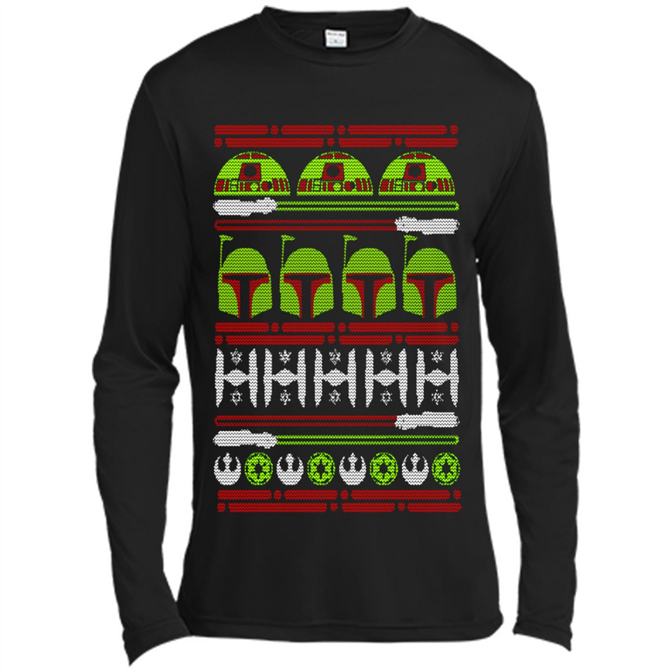 Star Wars - Boba Fett Christmas - Canvas Long Sleeve T-Shirt