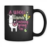 A Whole Llama Learning Going on Teachers Students PING PONG
