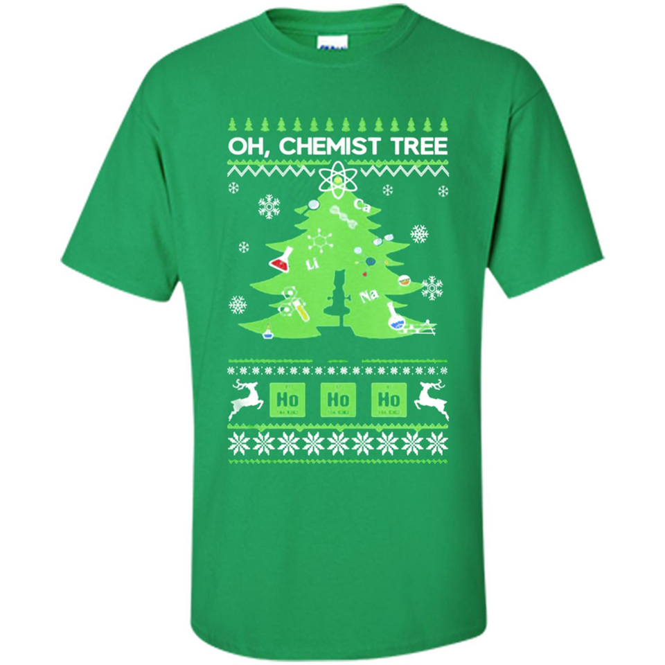 Oh Chemist Tree Ugly Christmas Sweater - Shirt