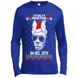 Morning Person Pharaoh Hound Funny Xmas - Canvas Long Sleeve T-Shirt