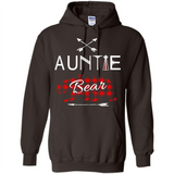 Aunt Shirt Buffalo Plaid Family Camp Bear Tee - Hoodie