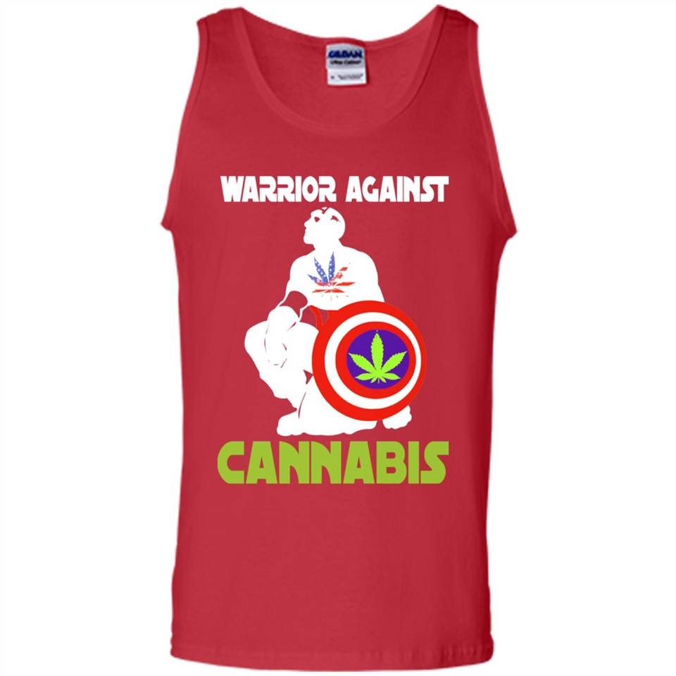 warrior against cannabis - Tank Top