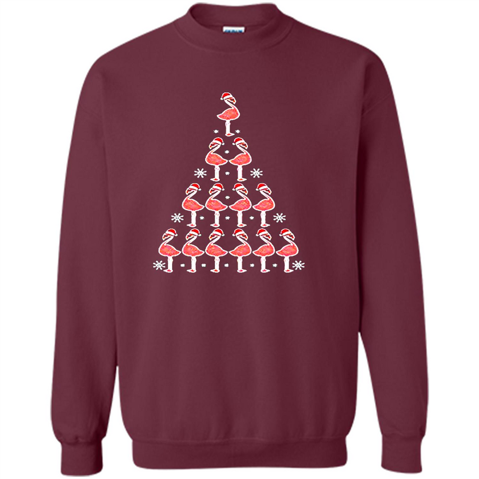 Flamingo Christmas Tree Flamingo - Sweatshirt