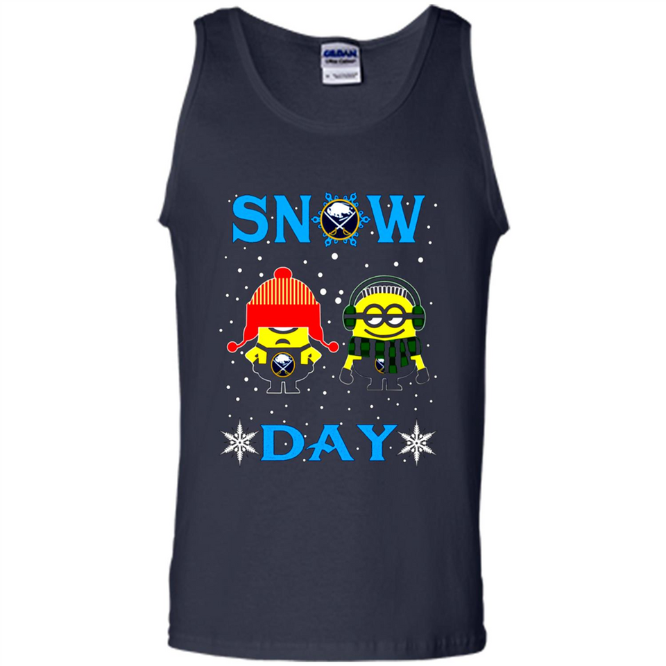 Snow Day Shirt For Buffalo Sabres Vs Minion Fans pingpong