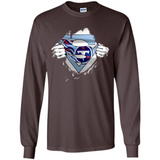 Tennessee Titans And Superman Fans - Long Sleeve T-Shirt