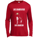 Boston Celtics Like GrandFather Like GrandSon - Canvas Long Sleeve T-Shirt