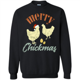 Christmas Chicken Vintage Shirt Funny Santa Hen Farmer Lover - Sweatshirt