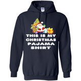 This is My Christmas Pajama Shirt - Santa Bear Tree Gift Tee
