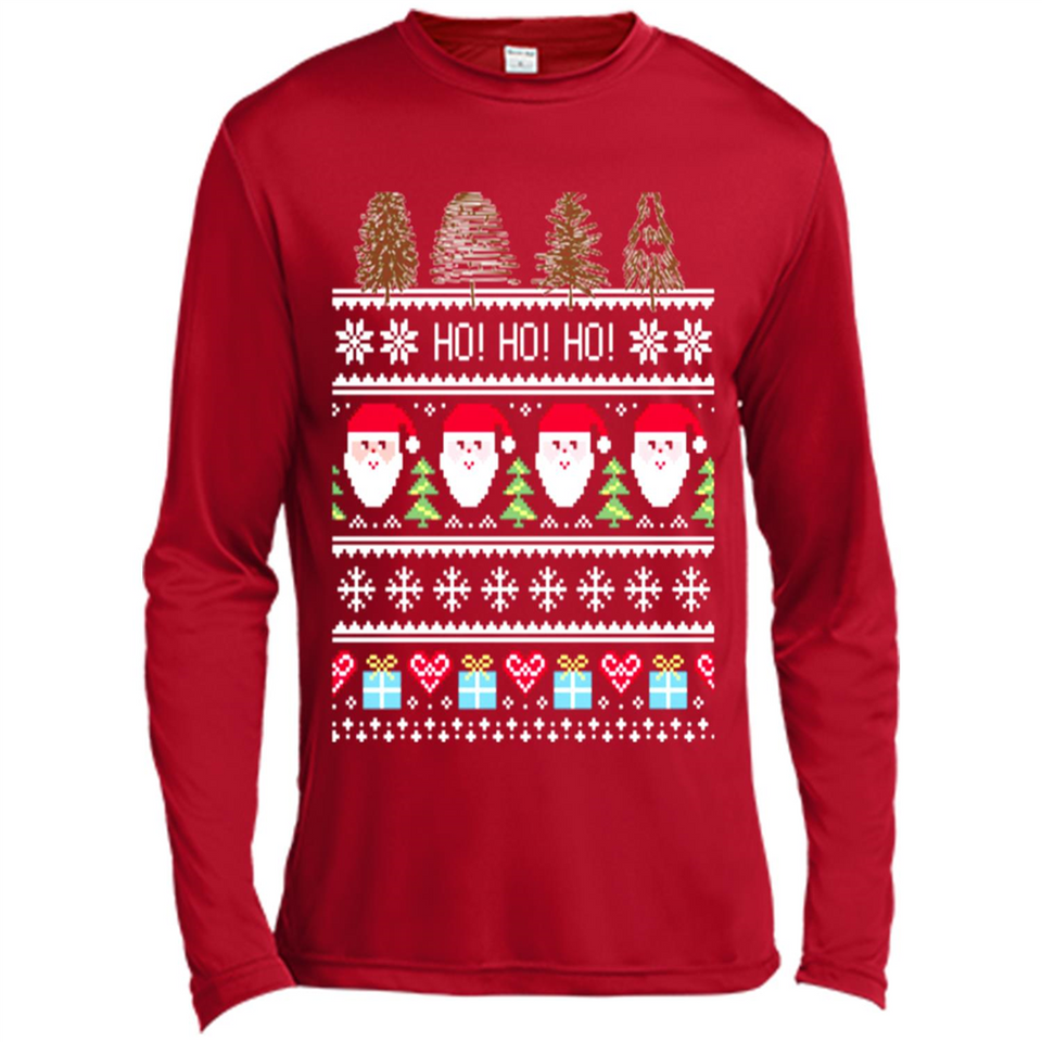 Ugly Merry Christmas Tree Santa Snowflakes