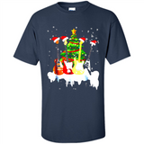 Santa Hat Electric Guitar Classical Guitar Christmas shirt Ladies' Boyfriend