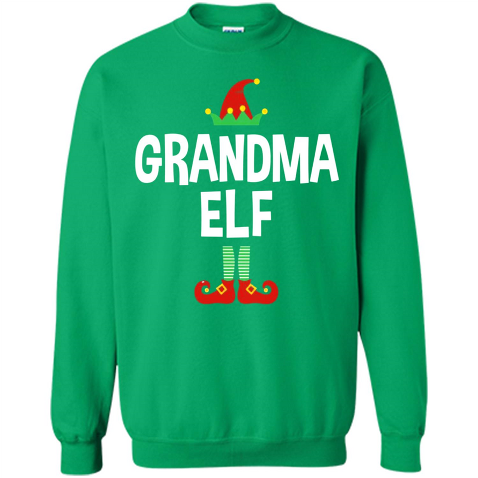 Grandma Elf Shirt -Family Matching Christmas Pajamas - Sweatshirt