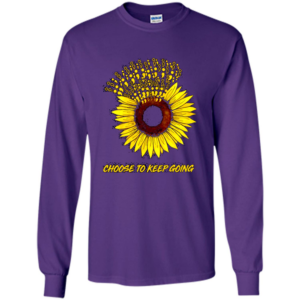 Semicolon Sunflower choose to keep going PINGPONG