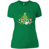 The Beatles chibi Christmas - Ladies' Boyfriend T-Shirt