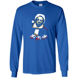 Santa Michael Myers Ho Ho Ho Merry Christmas Sweatshirt - Long Sleeve T-Shirt