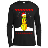 Basketball Santa Funny Christmas - Canvas Long Sleeve T-Shirt